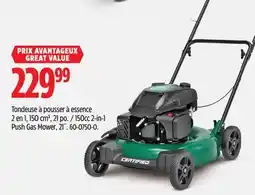Canadian Tire 150cc 2-in-1 Push Gas Mower, 21˝ offer