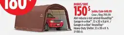 Canadian Tire ShelterLogic Garage-in-a-Box RoundTop Heavy-Duty Shelter offer