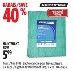 Canadian Tire Light-Duty Waterproof Tarp offer