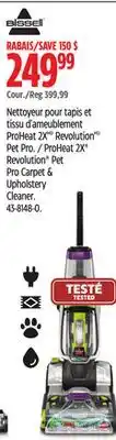 Canadian Tire ProHeat 2X Revolution* Pet Pro Carpet & Upholstery offer