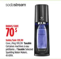 Canadian Tire Sodastream Taxable Selected Sparkling Water Makers offer