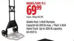 Canadian Tire Olympia Pack 'n Roll Hand Truck. Up to 200-lb capacity offer