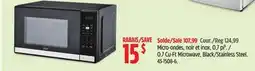 Canadian Tire MASTER Chef 0.7 Cu-Ft Microwave, Black/Stainless Steel offer