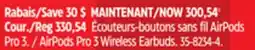 Canadian Tire Apple AirPods Pro 3 Wireless Earbuds offer