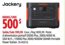 Canadian Tire E1000 Plus 2000/4000W 1264Wh Portable Power Station offer