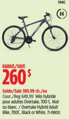Canadian Tire Overtake Hybrid Adult Bike, 700C offer