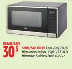 Canadian Tire MasterChef 1.3 Cu-Ft Microwave offer