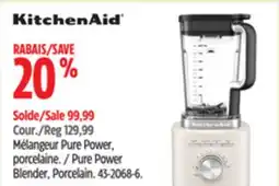 Canadian Tire KitchenAid Pure Power Blender, Porcelain offer