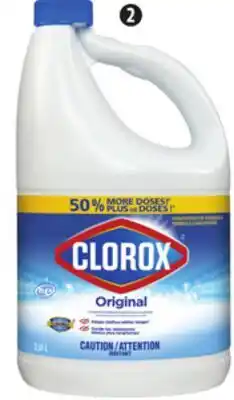 Canadian Tire Clorox Concentrated Bleach Original offer