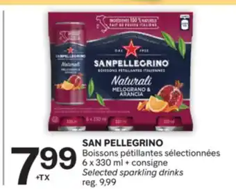 Brunet SAN PELLEGRINO Boissons pétillantes sélectionnées offer