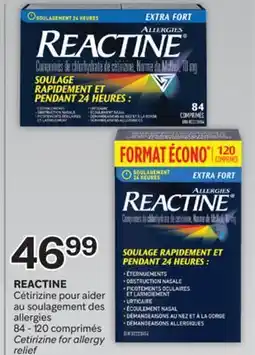 Brunet REACTINE Cétirizine pour aider au soulagement des allergies offer