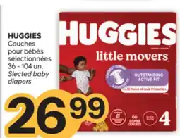Brunet HUGGIES Couches pour bébés sélectionnées offer