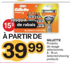 Brunet GILLETTE Produits de rasage sélectionnés offer