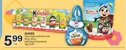 Brunet KINDER Chocolats sélectionnés offer