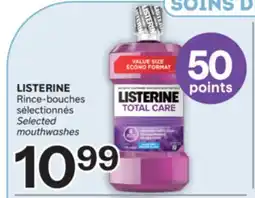 Brunet LISTERINE Rince-bouches sélectionnés offer