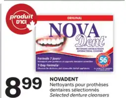 Brunet NOVADENT Nettoyants pour prothèses dentaires sélectionnés offer