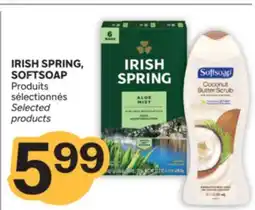Brunet IRISH SPRING, SOFTSOAP Produits sélectionnés offer