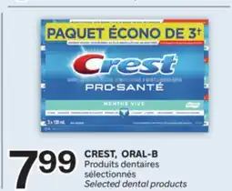 Brunet CREST, ORAL-B Produits dentaires sélectionnés offer