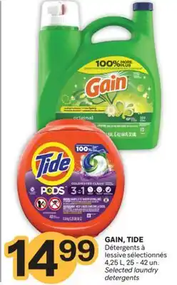 Brunet GAIN, TIDE Détergents sélectionnés offer