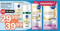 Brunet Nivea Luminous Soins pour le visage sélectionnés offer