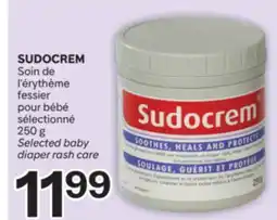 Brunet SUDOCREM Soin de l'érythème fessier pour bébé sélectionné offer