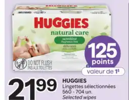 Brunet HUGGIES Lingettes sélectionnées offer