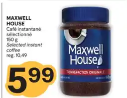 Brunet MAXWELL HOUSE Café instantané sélectionné offer