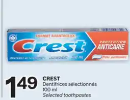 Brunet CREST Dentifrices sélectionnés offer