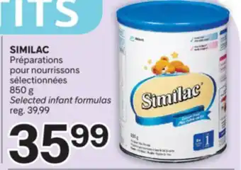 Brunet SIMILAC Préparations pour nourrissons sélectionnées offer