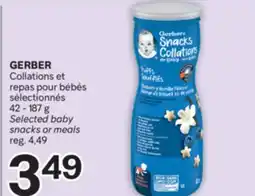 Brunet GERBER Collations et repas pour bébés sélectionnés offer