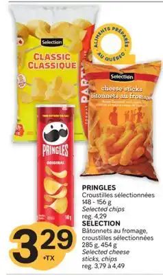 Brunet Pringles Croustilles sélectionnées offer