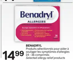 Brunet BENADRYL Produits sélectionnés pour aider à soulager les symptômes d'allergies offer