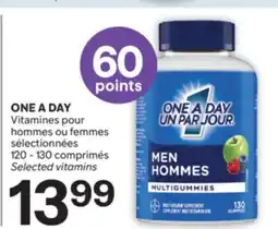 Brunet ONE A DAY Vitamines pour hommes ou femmes sélectionnées offer