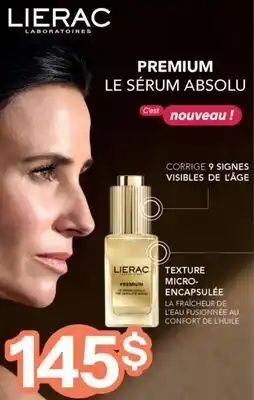 Brunet LIERAC Premium Le Serum Absolu Corrige 9 Signes Visibles De L'age offer