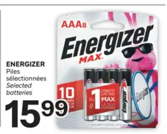 Brunet Energizer Piles sélectionnées offer