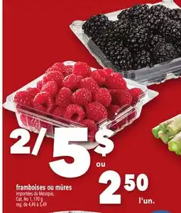 Marche Ami Framboises ou mûres offer