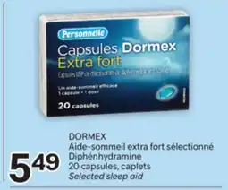 Brunet Dormex Aide-sommeil extra fort sélectionné Diphénhydramine capsules offer