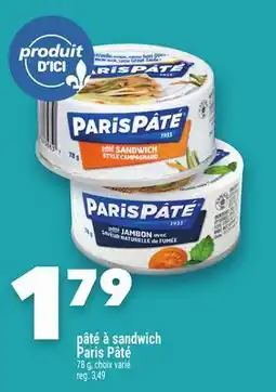 Marche Ami Pâté à sandwich Paris Pâté offer