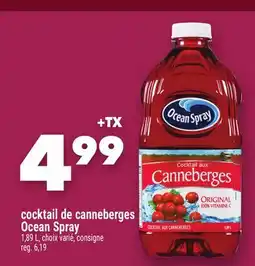 Marche Ami Cocktail de canneberges Ocean Spray offer