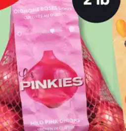 IGA PINK ONIONS offer