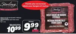 IGA STERLING SILVER MEDIUM GROUND BEEF FROM CHUCK offer