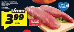 IGA FRESH PORK TENDERLOINS offer