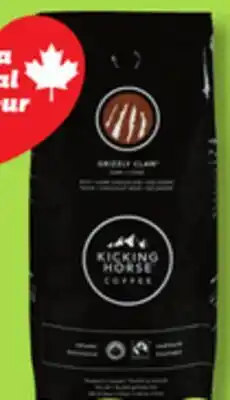 IGA KICKING HORSE ORGANIC AND FAIR TRADE COFFEE BEANS offer