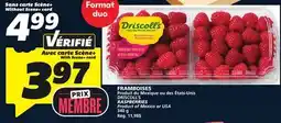 IGA DRISCOLL'S RASPBERRIES offer
