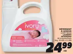 IGA IVORY NEIGE LAUNDRY DETERGENT offer