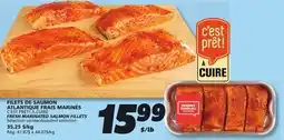 IGA C'EST PRÊT! À CUIRE FRESH MARINATED SALMON FILLETS offer