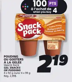 IGA SNACK PACK GEL SNACKS OR PUDDING offer