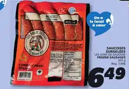 IGA LES GARS DE SAUCISSE FROZEN SAUSAGES offer