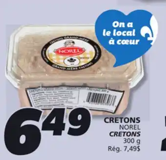 IGA NOREL CRETONS offer