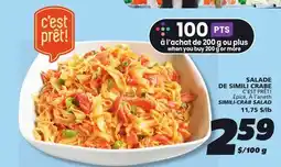 IGA C'EST PRÊT! SIMILI-CRAB SALAD offer